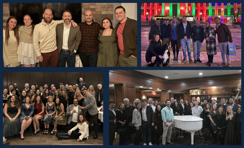 Holiday party Collage