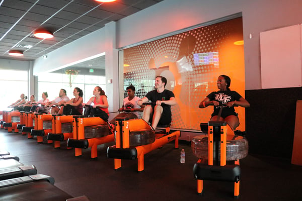 Kavaliro suffering through Orange Theory Fitness