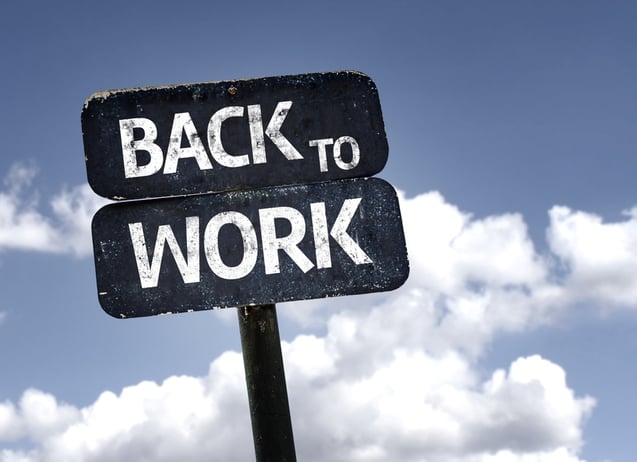 Get back to work with these 8 tips