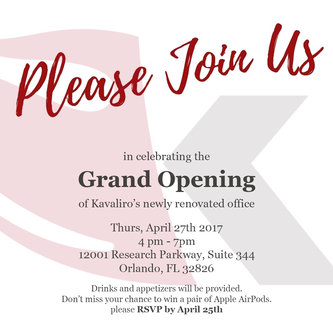 Kavaliro Staffing Firm Invites You to Join us for an Open House