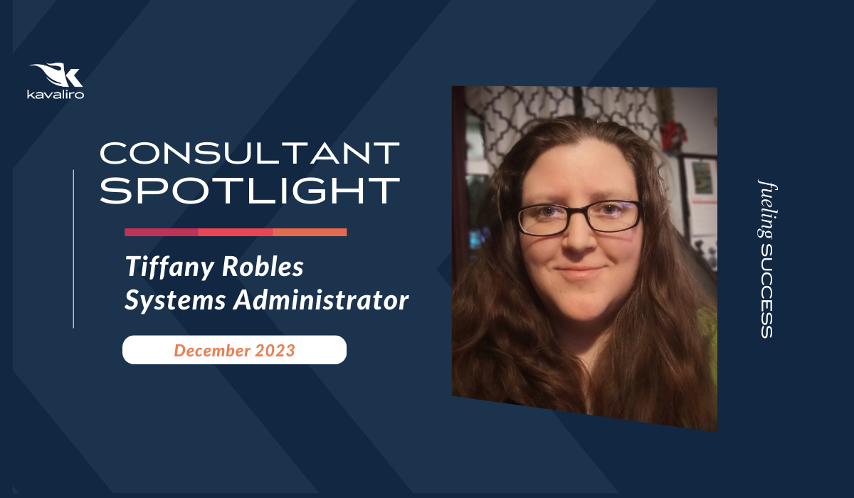 Consultant of the Month: Tiffany Robles