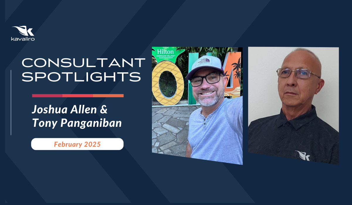 Consultant's of the Month: Joshua Allen & Tony Panganiban